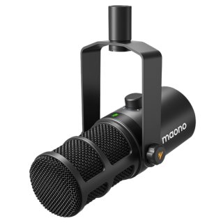 MAONO PD400X USB/XLR Dynamic Streamer/Podcast Mikrofon - Fekete