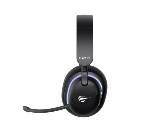 Havit Fuxi-H7 Premium Virtual 7.1 Vezeték Nélküli Gamer Fejhallgató - Fekete