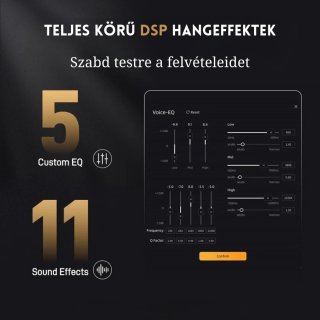 MAONO PM450S USB Streamer/Gamer Mikrofon Kit RGB - Fekete