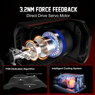 PXN-V10 Ultra - Gamer Kormány Szett (PC / PS4 / Xbox One / Xbox Series X/S)