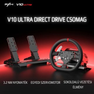 PXN-V10 Ultra - Gamer Kormány Szett (PC / PS4 / Xbox One / Xbox Series X/S)