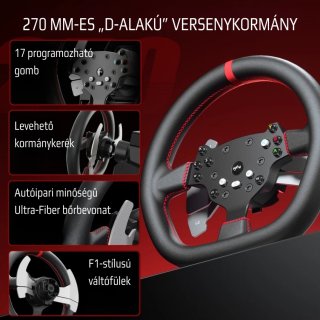 PXN-V10 Ultra - Gamer Kormány Szett (PC / PS4 / Xbox One / Xbox Series X/S)