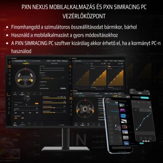 PXN-V10 Ultra - Gamer Kormány Szett (PC / PS4 / Xbox One / Xbox Series X/S)