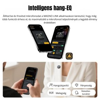 MAONO Wave T5 Csiptethető Vezeték Nélküli Zajszűrős Mikrofon Kit