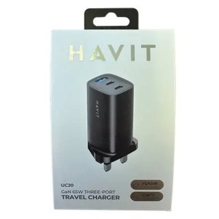Havit UC20 Mobile series 65W GaN - Utazó töltő EU - Fekete