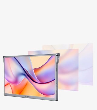 Arzopa E1 Dual Screen Összecsukható Két Kijelzős Hordozható Monitor - 15,6"