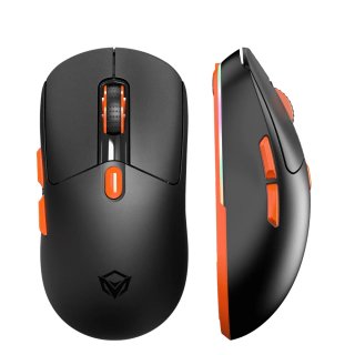 Meetion GW38 Tri-Mode Vezeték Nélküli Gamer Egér Dokkolóval - Fekete