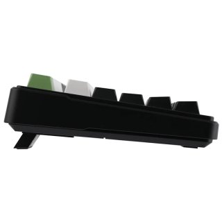 AULA F99 Vezeték Nélküli Mechanikus Gamer Billentyűzet - Fekete-Fehér-Zöld