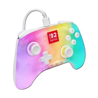 PowerA Advantage Nintendo Switch 2 vezetékes kontroller Lumectra - Fehér