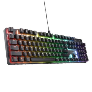 Trust GXT871 Zora Mechanikus Gamer Billentyűzet - Angol Kiosztás!