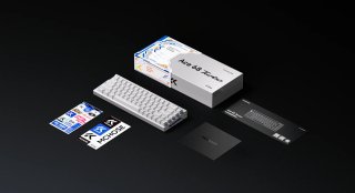 MCHOSE Ace 68 Turbo Hall Effect Magnetic Switch Mechanikus Gamer Billentyűzet 16K - Fekete