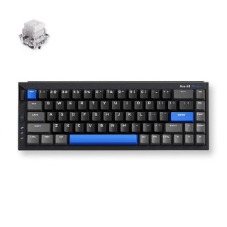 MCHOSE Ace 68 Turbo Hall Effect Magnetic Switch Mechanikus Gamer Billentyűzet 16K - Fekete