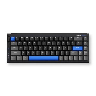 MCHOSE Ace 68 Turbo Hall Effect Magnetic Switch Mechanikus Gamer Billentyűzet 16K - Fekete