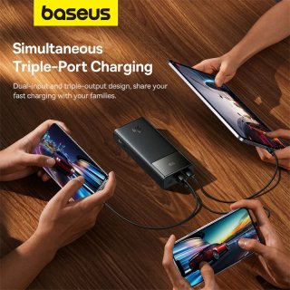 Baseus Star-Lord Gyorstöltő Powerbank 30000mAh 30W - Fekete