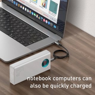 Baseus Amblight Gyorstöltő Powerbank 30000mAh 65W