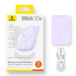 Baseus Enerfill FM11 MagSafe Vezeték Nélküli Gyorstöltő Powerbank 10000mAh 22,5W