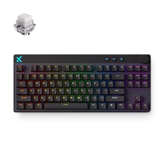 MCHOSE Mix 87 Hall Effect Magnetic Switch Mechanikus Gamer Billentyűzet 8K - Fekete