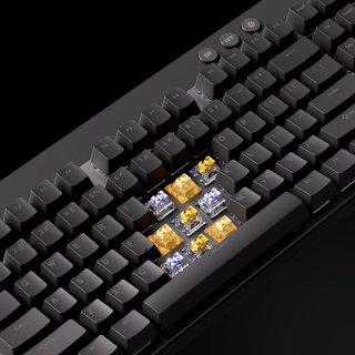 MCHOSE Mix 87 Hall Effect Magnetic Switch Mechanikus Gamer Billentyűzet 8K - Fekete
