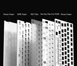 MCHOSE G75 Pro Tri-Mode Vezeték Nélküli Mechanikus Gamer Billentyűzet