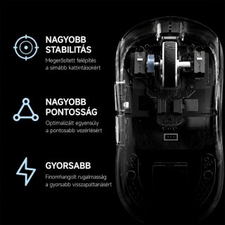 MCHOSE A5 V3 Ultra Light Tri-Mode 8K Vezeték Nélküli Gamer Egér