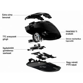 MCHOSE A7 V2 Ultra Plus Tri-Mode 8K Vezeték Nélküli Gamer Egér + Magnetic Dock