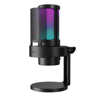 Fifine AmpliGame A8 USB kondenzátor mikrofon, fekete