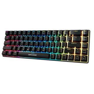 Fifine GK1 65% RGB mechanikus gamer billentyűzet, fekete