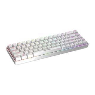 Fifine GK1W 65% RGB mechanikus gamer billentyűzet, fehér
