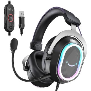 Fifine H13 vezetékes gamer headset 7.1 fekete