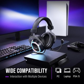 Fifine H13 vezetékes gamer headset 7.1 fekete