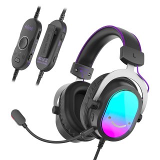 Fifine H16 vezetékes 7.1 gamer headset fekete