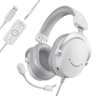 Fifine H9W 7.1 Surround Sound Gaming Headset, fehér