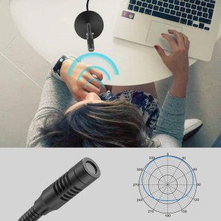 Fifine K050 Mini Gooseneck USB Kondenzátor Mikrofon
