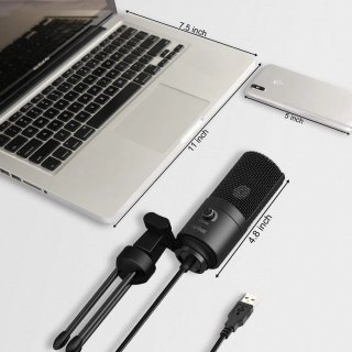 Fifine K669B USB Kondenzátor Mikrofon, Fekete