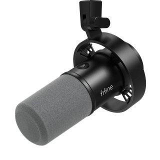 Fifine K688 USB/XLR dinamikus mikrofon, fekete
