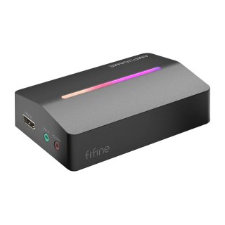 Fifine V3, HDMI USB-A rögzítőkártya fekete