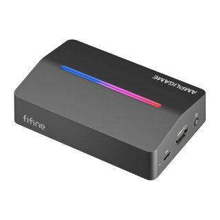 Fifine V3, HDMI USB-A rögzítőkártya fekete