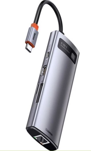 Baseus Metal Gleam 8-in-1 HUB