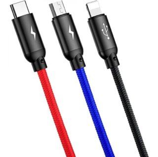 Baseus 3-in-1 kábel 1.2m