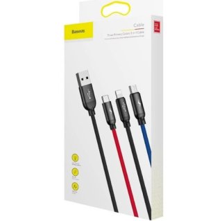 Baseus 3-in-1 kábel 1.2m