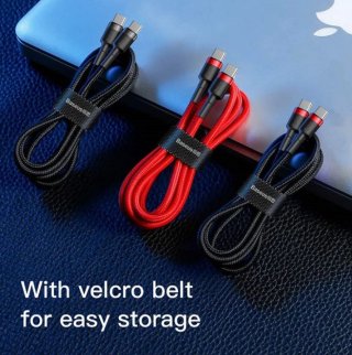 Baseus Cafule USB-C kábel, 2m, piros