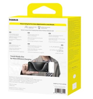 Baseus Compact 5000mAh 20W powerbank