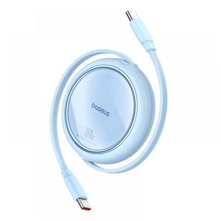 Baseus Free2Draw Mini behúzós USB-C kábel, 100W, 1m, kék