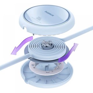 Baseus Free2Draw Mini behúzós USB-C kábel, 100W, 1m, kék