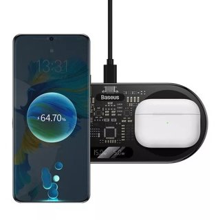 Baseus 2-in-1 vezeték nélküli töltő 20W