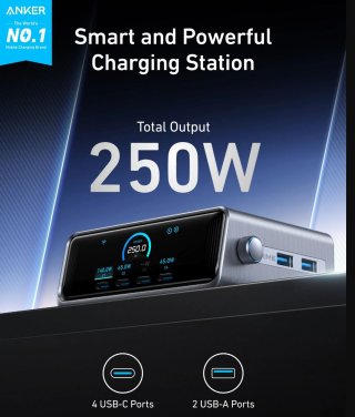 Anker Prime 250W GaN töltő