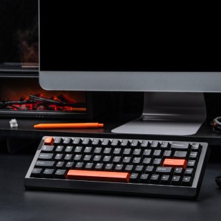Epomaker HE68 Lite Magnetic Switch Mechanikus Gamer Billentyűzet - Fekete-Piros