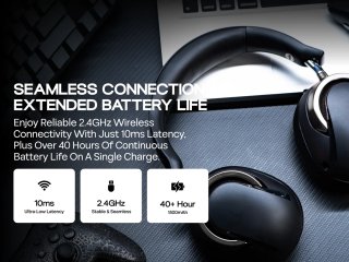 AULA A700 7.1 Tri-Mode Vezeték Nélküli Gamer Headset