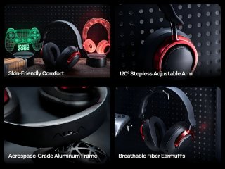 AULA A700 7.1 Tri-Mode Vezeték Nélküli Gamer Headset