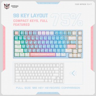 Onikuma G52 Mechanikus Gamer Billentyűzet